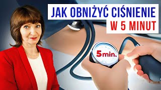 🚩Jak OBNIŻYĆ CIŚNIENIE w 5 min BEZ LEKÓW Dwa proste i skuteczne sposoby na nadciśnienie tętnicze [upl. by Derril]