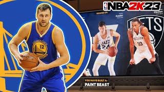 NBA 2K23 BEST 1516 WARRIORS ANDREW BOGUT BUILD [upl. by Anyak]