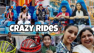 ONEDERLAND INDOOR AMUSEMENT PARK  luckyone mall Karachi  khatarnak rides pe bethe  vlog175 [upl. by Odranoel]