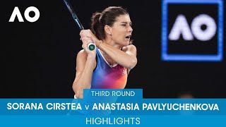 Sorana Cirstea v Anastasia Pavlyuchenkova Highlights 3R  Australian Open 2022 [upl. by Neelyt]