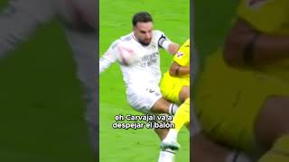 LESIÓN grave para CARVAJAL futbol realmadrid shorts carvajal lesion laliga villarreal [upl. by Carie]