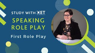 OET Speaking Role Play Nursing First Role Play [upl. by Inhoj]