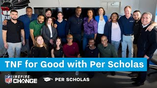 Per Scholas Receives Donation from Amazon as Part of TNF For Good with NFL Inspire Change [upl. by Sibilla]