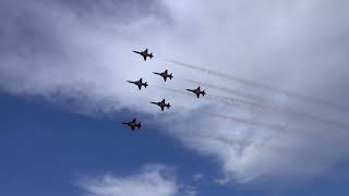 Patrouille Suisse 24 05 2024 Arbon [upl. by Atinniuq]