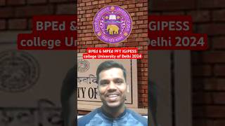 BPEd amp MPEd PFT canadian TestIGIPESS college University of Delhi 2024 [upl. by Ssew260]