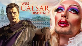 Was Julius Caesar Bisexual juliuscaesar videoexplainer dragqueenstories pride biography lgbt [upl. by Ehcnalb]