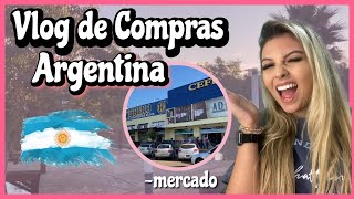 VLOG DE COMPRAS NA ARGENTINA  Dicas de Mercado [upl. by Lekym]