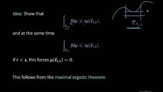 Math 574 Lesson 36 The Ergodic Theorem [upl. by Airdnazxela]