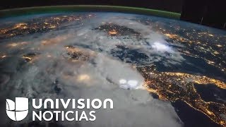 Así se ve la tierra de noche desde el espacio [upl. by Nyleimaj]