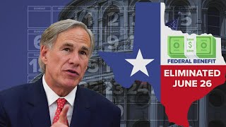 State unemployment claims in Texas have gone up since Gov Abbott ended federal benefits [upl. by Lowenstein]