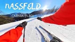 Nassfeld  CARNIA longest run  full slope number 80 4KultrastabilizedPOV [upl. by Iolanthe]