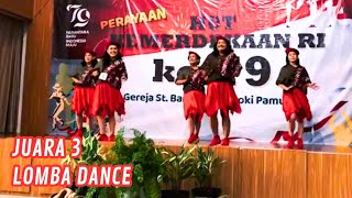 Juara 3 Lomba Dance  Perayaan HUT RI Ke  79  Gereja StBarnabas  Pamulang [upl. by Terris]