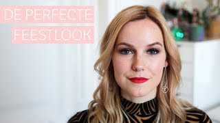 TUTORIAL De perfecte makeuplook voor de feestdagen [upl. by Osnofledi]