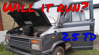 Citroën C25 4x4 Turbo Diesel First cold start in many years will it start [upl. by Dimitry656]