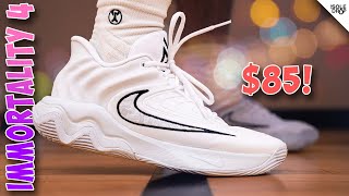 Nikes CHEAPEST HOOP SHOE Nike Giannis Immortality 4 Performance Review [upl. by Ilatan114]