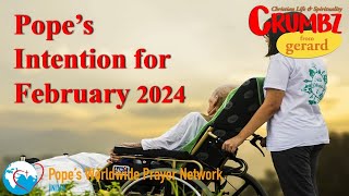 Popes Intention for February 2024  Popes Worldwide Prayer Network  PWPN [upl. by Northey]