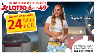 Ziehung der Lottozahlen vom 24082024 [upl. by Petua]