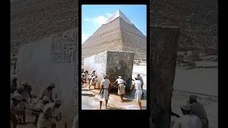 how the Ancient Egyptians built the pyramids shortsytshortspyramidegyptian [upl. by Silbahc]