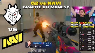 G2 vs NAVI Semifinal Completa Playoffs PGL CS2 Major Copenhagen 2024 [upl. by Ahsinahs]