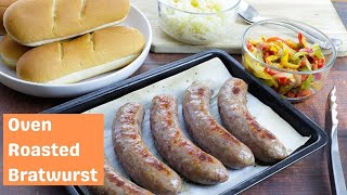 How to Cook Brats in the Oven  Easy and Tasty Recipe [upl. by Blaseio]