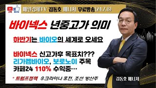 매일경제TV 김동호 매니저바이넥스 연중고가 돌파의 의미 하반기는 바이오가 갑니다 [upl. by Ahseinek]