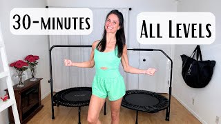 30Minute Rebounder Stretch Workout All Levels w I Jump Instead [upl. by Rudiger]