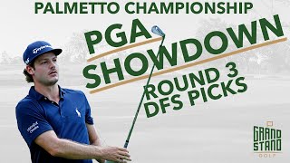 Palmetto Championship  Round 3 PGA DFS Showdown Picks [upl. by Ahsile]