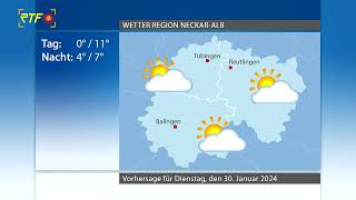 RTF1Wetter vom 29012024 [upl. by Eromle]