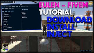 Eulen Menu FiveM TUTORIAL  SHOWCASE  UNDETECTED PCFiveM [upl. by Niela]