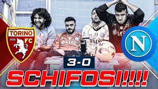 🤮 SCHIFOSI TORINO 30 NAPOLI  LIVE REACTION NAPOLETANI HD [upl. by Kalinda]