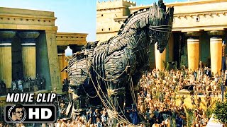 Trojan Horse Scene  TROY 2004 Brad Pitt Movie CLIP HD [upl. by Ivo]