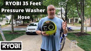 Is The RYOBI 35 Pressure Washer Replacement Hose A Good Investment [upl. by Hgielek]