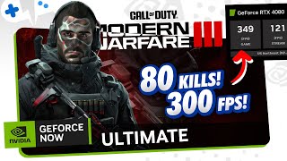 MW3 MULTIPLAYER on GeForce Now ULTIMATE  80 KILLS 300 FPS [upl. by Cranford]