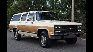 1991 chevy Suburban Silverado 2500 diesel [upl. by Ahseenal]