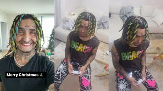 Lil Pump Gets His Braids Colored [upl. by Demaggio]