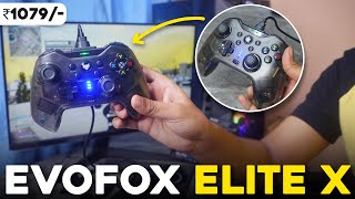 ₹1079  Evofox Elite X PC Wired Gamepad Review  Best Wired Gamepad for PC Under 1500 in 2024 [upl. by Jestude]