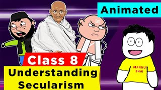 Class 8 Civics Chapter 2  Understanding Secularism  Class 8  class 8 Understanding Secularism [upl. by Anelej]