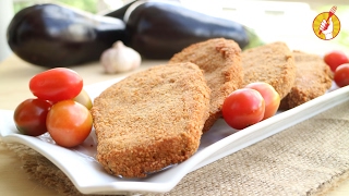 MILANESA DE BERENJENA RECETA PASO A PASO [upl. by Arlina230]