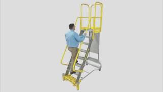 Cotterman Workmaster Super Duty Rolling Steel Ladder [upl. by Selrahcnhoj]