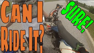 ZackGoes Riding a KTM XCFW 250   Basic Bitch Shitty Edit [upl. by Otrebide515]