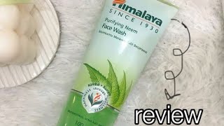 Himalaya neem face wash review 🍀🧴 [upl. by Calista]