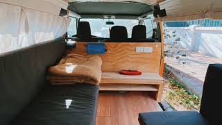 Mitsubishi L300Delica similar Campervan conversion overview [upl. by Batchelor]