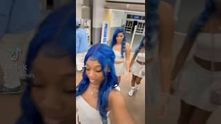 it’s alll blueee😍😍😍 trending wigs trending influencer trend recommend recomended [upl. by Acceber]