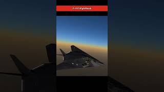 F117 Nighthawk CloseUp 360° View  Stealth Jet in Detail aviation airforce shorts [upl. by Adnaval]