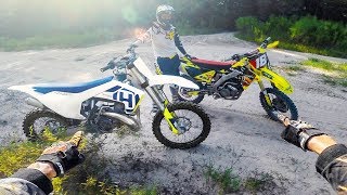 Noob Rides 250 2STROKE for the First Time [upl. by Zetroc]