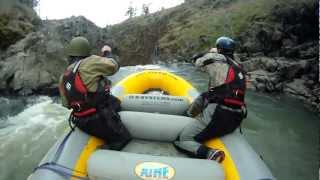 Extreme Rafting 70 Foot Waterfall  Mosier Falls Oregon [upl. by Anivad72]