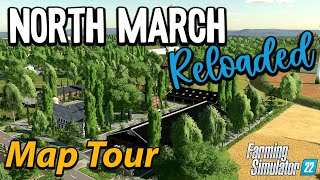 FANTASTIC DETAIL WITH UNIQUE FEATURES 🌾🚜 NORTH MARCH RELOADED MAP TOUR 🗺️ GRAINMAN TRAVELS ✈️ [upl. by Aleacim]