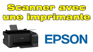 Comment scanner un document avec une imprimante EPSON [upl. by Haughay574]