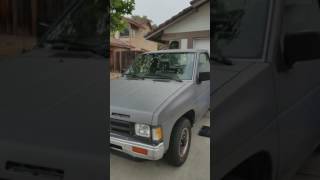 Nissan hardbody window crank repair 1990 [upl. by Pitarys747]