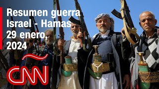 Resumen en video de la guerra Israel  Hamas noticias del 29 de enero de 2024 [upl. by Faria630]